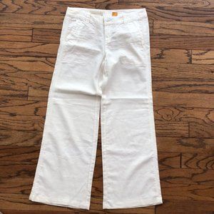 Pilcro Linen Pant White Size 8